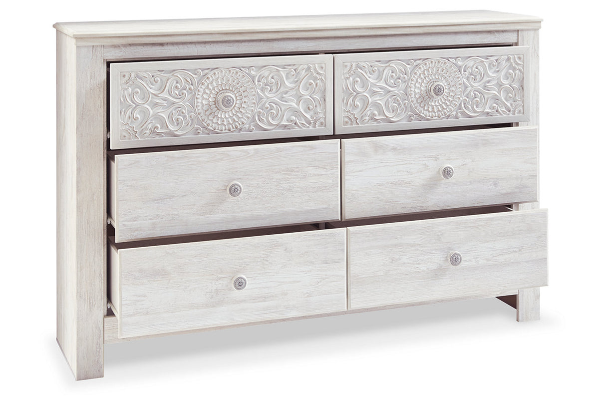 Paxberry Whitewash Dresser from Ashley - Luna Furniture