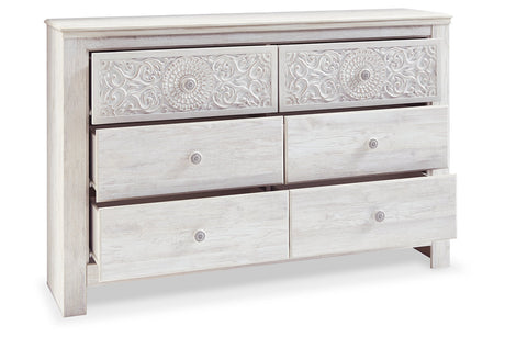 Paxberry Whitewash Dresser from Ashley - Luna Furniture
