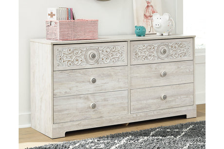 Paxberry Whitewash Dresser from Ashley - Luna Furniture