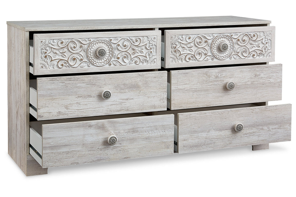 Paxberry Whitewash Dresser from Ashley - Luna Furniture