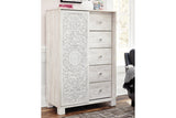 Paxberry Whitewash Dressing Chest from Ashley - Luna Furniture