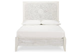 Paxberry Whitewash Full Panel Bed from Ashley - Luna Furniture