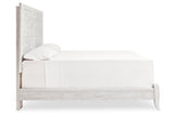Paxberry Whitewash King Panel Bed from Ashley - Luna Furniture