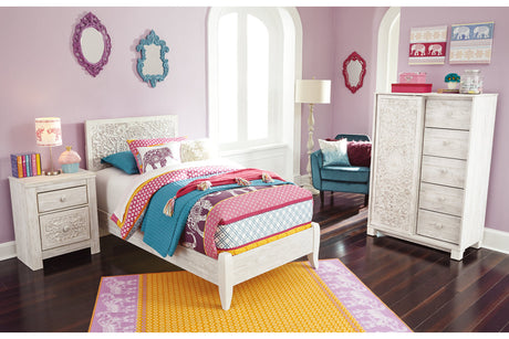 Paxberry Whitewash Nightstand from Ashley - Luna Furniture