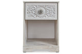 Paxberry Whitewash Nightstand from Ashley - Luna Furniture
