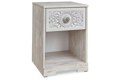 Paxberry Whitewash Nightstand from Ashley - Luna Furniture