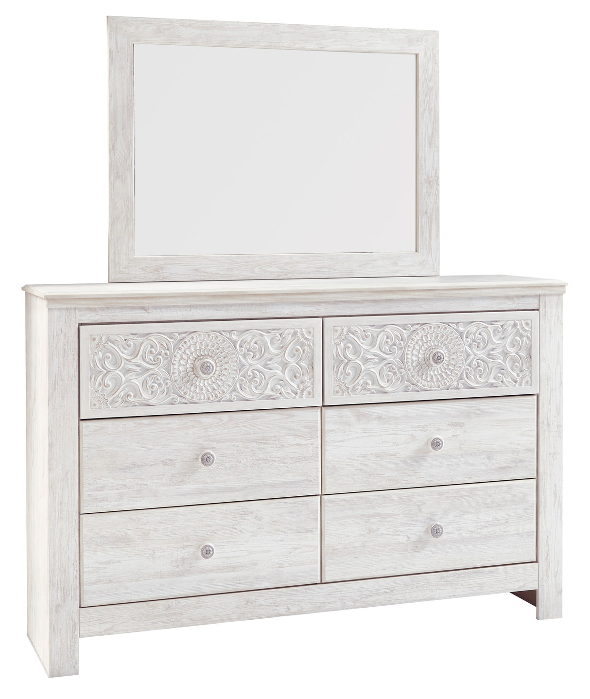 Paxberry Whitewash Panel Bedroom Set from Ashley - Luna Furniture