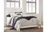Paxberry Whitewash Queen Panel Bed from Ashley - Luna Furniture