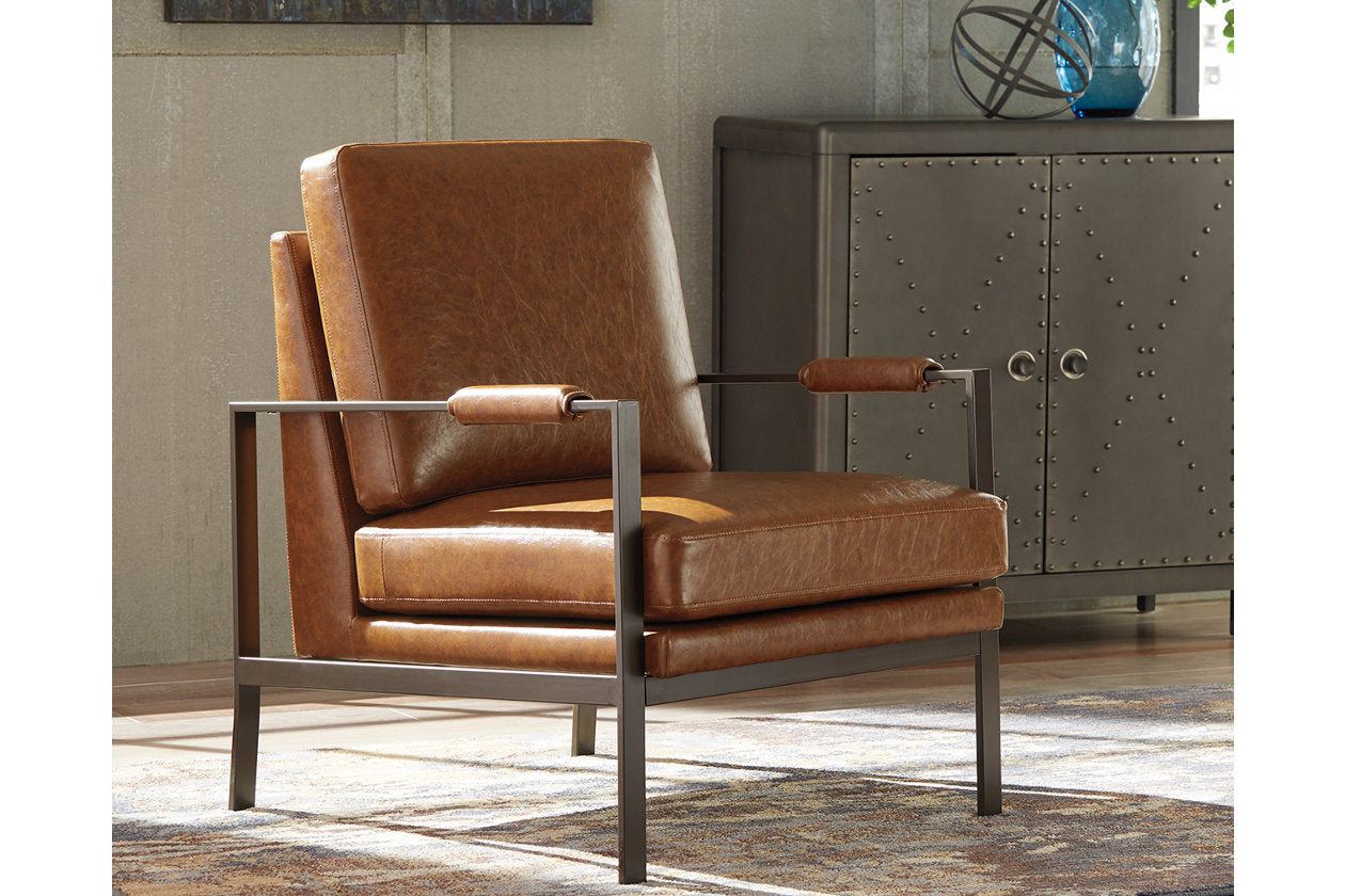 Peacemaker Brown Accent Chair from Ashley - Luna Furniture