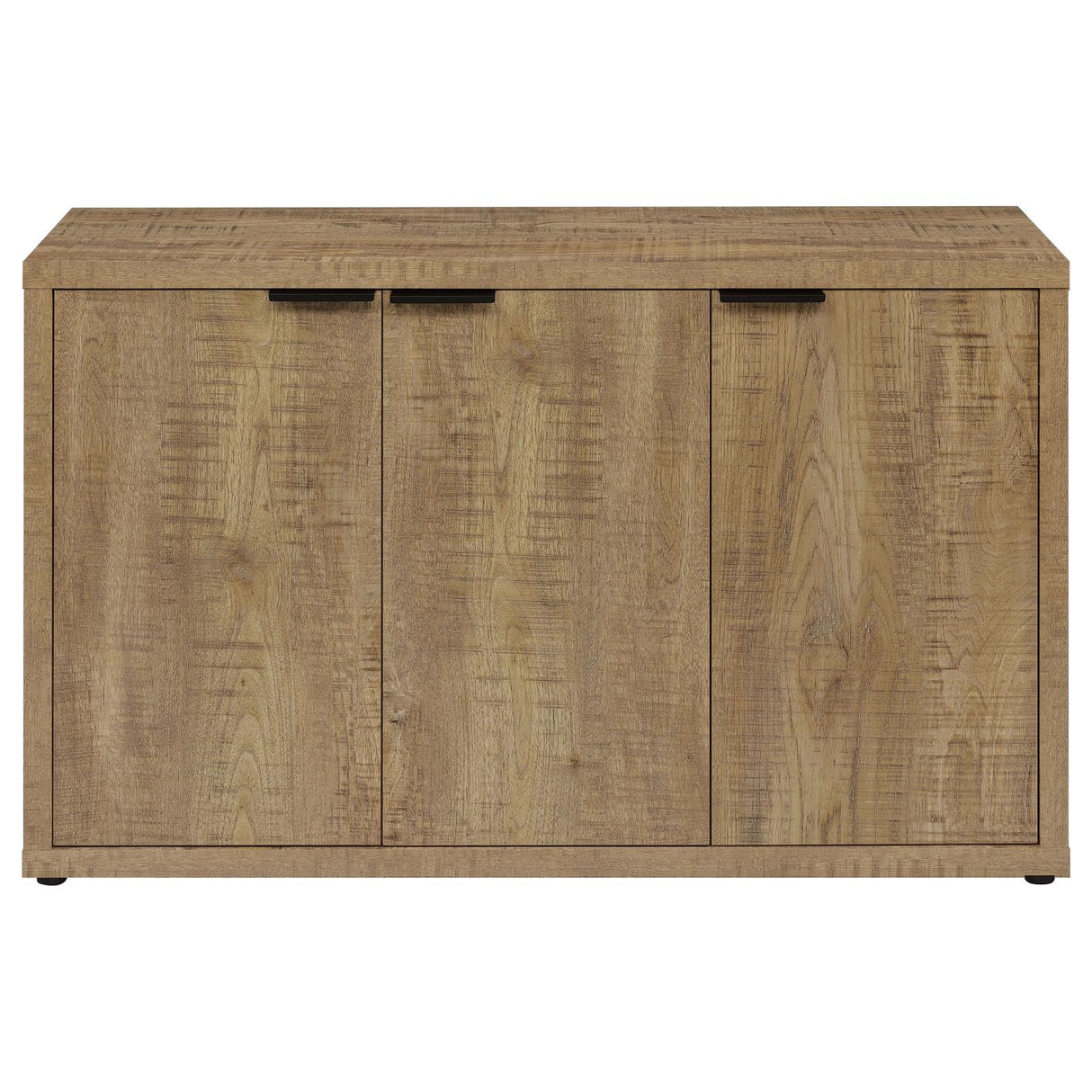 Pepita Mango Brown 3-Door Engineered Wood Accent Cabinet with Adjustable Shelves from Coaster - Luna Furniture