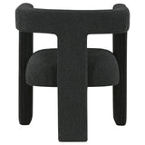 Petra Black Boucle Upholstered Accent Side Chair from Coaster - Luna Furniture