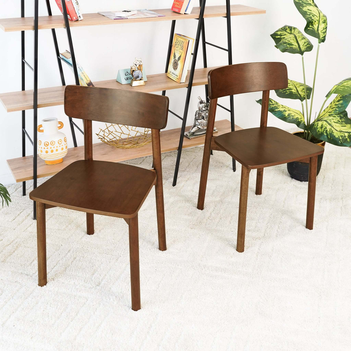 Pierre Walnut Dining Chair from Ashcroft Furniture - Luna Furniture