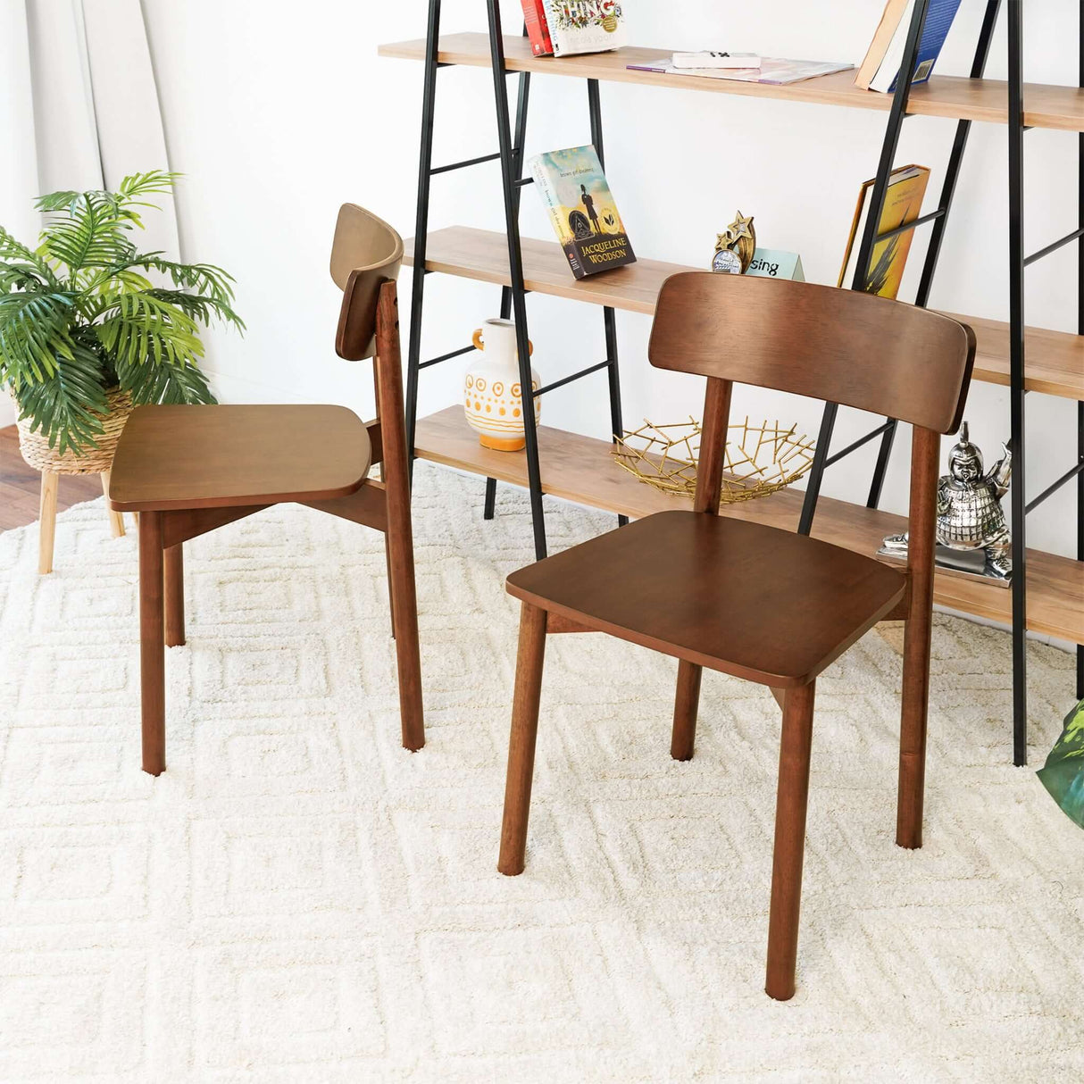 Pierre Walnut Dining Chair from Ashcroft Furniture - Luna Furniture
