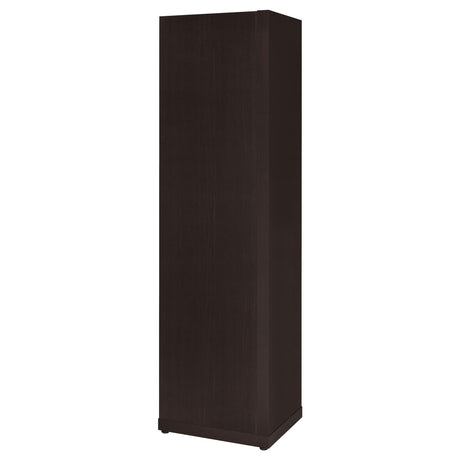 Pinckard Cappuccino 6-Tier Corner Bookcase from Coaster - Luna Furniture