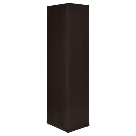 Pinckard Cappuccino 6-Tier Corner Bookcase from Coaster - Luna Furniture