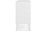 Piperton Two-tone Brown/White Dresser from Ashley - Luna Furniture