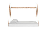 Piperton Two-tone Brown/White Full Tent Bed from Ashley - Luna Furniture