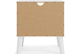 Piperton Two-tone Brown/White Nightstand from Ashley - Luna Furniture