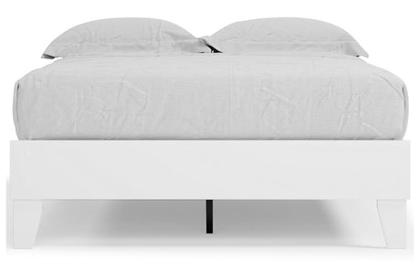 Piperton White Full Platform Base Bed from Ashley - Luna Furniture