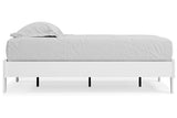 Piperton White Twin Platform Base Bed from Ashley - Luna Furniture