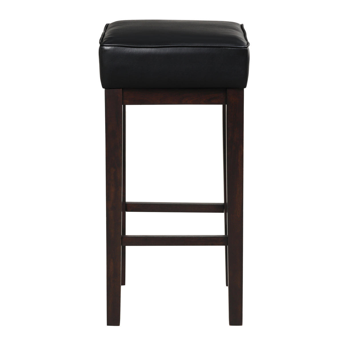 Pittsville Black/Espresso Pub Height Stool, Set of 2 from Homelegance - Luna Furniture