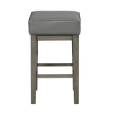 Pittsville Gray/Espresso Counter Height Stool, Set of 2 from Homelegance - Luna Furniture