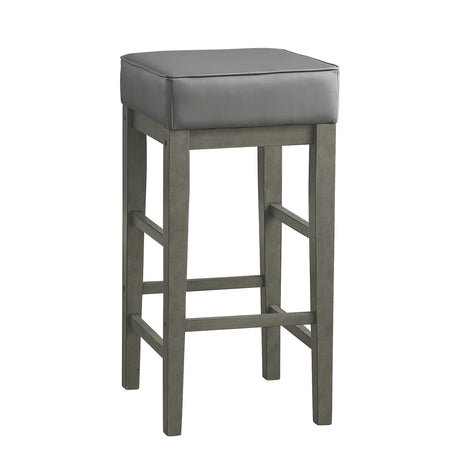 Pittsville Gray/Espresso Pub Height Stool, Set of 2 from Homelegance - Luna Furniture