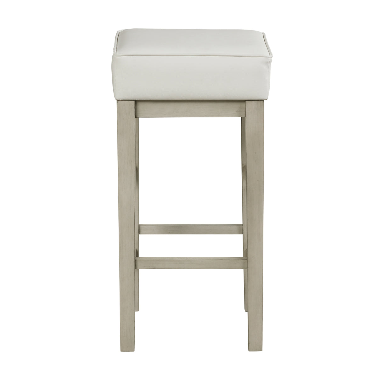Pittsville White/Espresso Pub Height Stool, Set of 2 from Homelegance - Luna Furniture