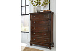 Porter Rustic Brown Chest of Drawers from Ashley - Luna Furniture