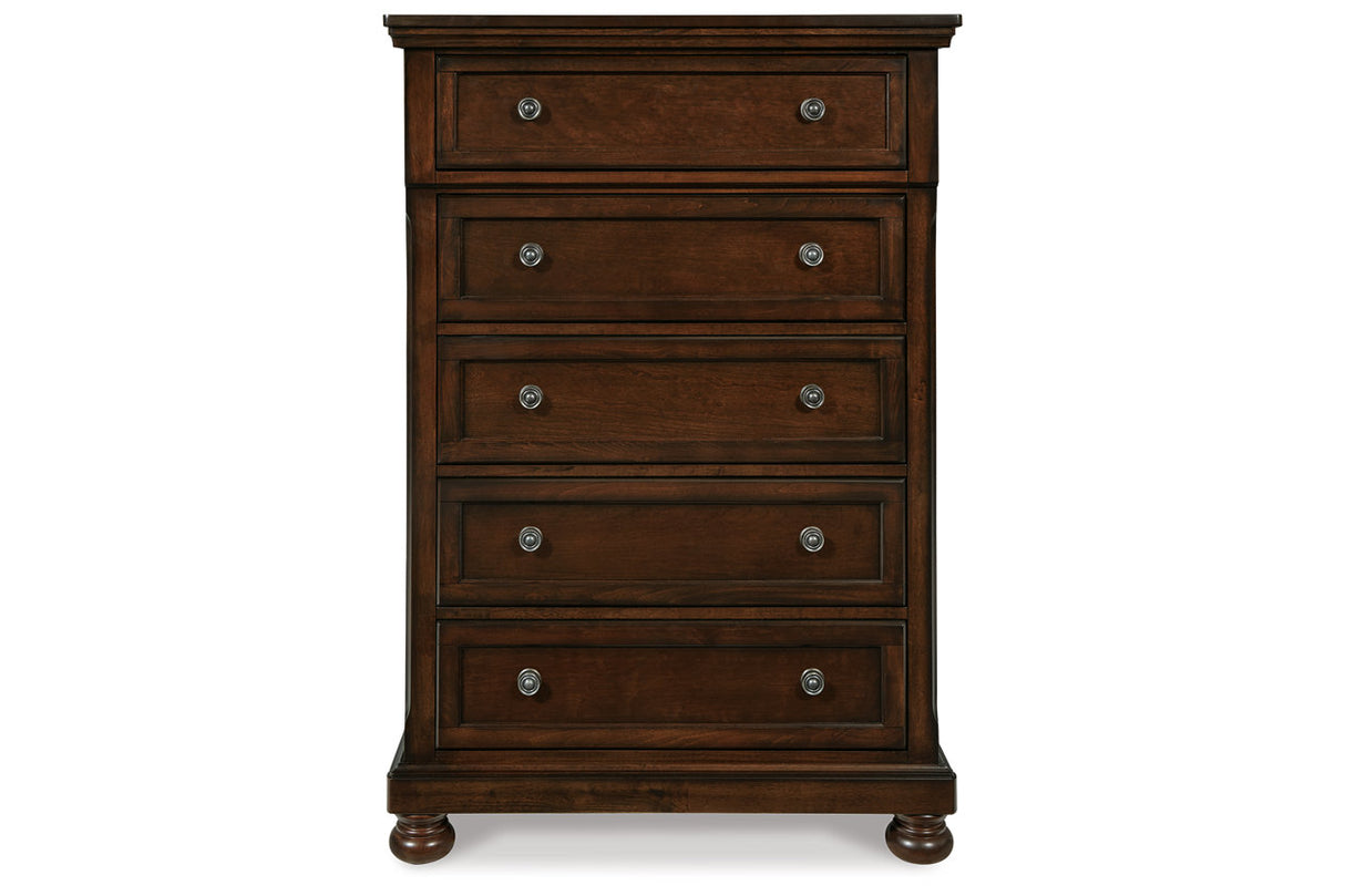 Porter Rustic Brown Chest of Drawers from Ashley - Luna Furniture