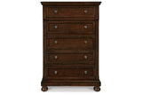 Porter Rustic Brown Chest of Drawers from Ashley - Luna Furniture
