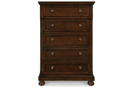 Porter Rustic Brown Chest of Drawers from Ashley - Luna Furniture