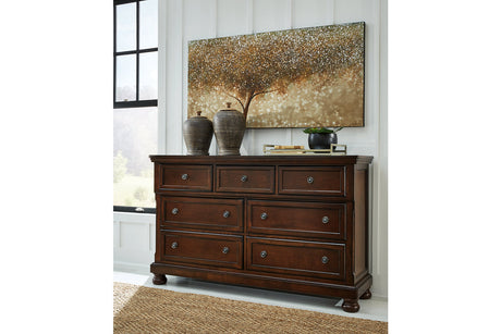 Porter Rustic Brown Dresser from Ashley - Luna Furniture
