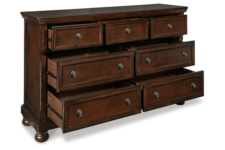 Porter Rustic Brown Dresser from Ashley - Luna Furniture
