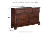 Porter Rustic Brown Dresser from Ashley - Luna Furniture
