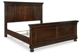 Porter Rustic Brown King Panel Bed from Ashley - Luna Furniture