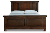 Porter Rustic Brown King Panel Bed from Ashley - Luna Furniture