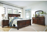 Porter Rustic Brown King Panel Bed from Ashley - Luna Furniture