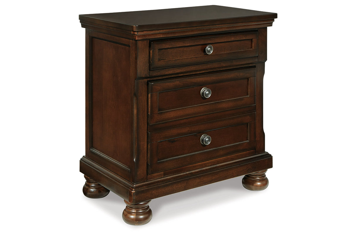 Porter Rustic Brown Nightstand from Ashley - Luna Furniture
