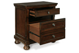 Porter Rustic Brown Nightstand from Ashley - Luna Furniture