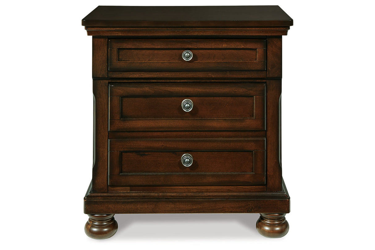 Porter Rustic Brown Nightstand from Ashley - Luna Furniture