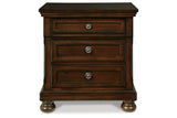 Porter Rustic Brown Nightstand from Ashley - Luna Furniture