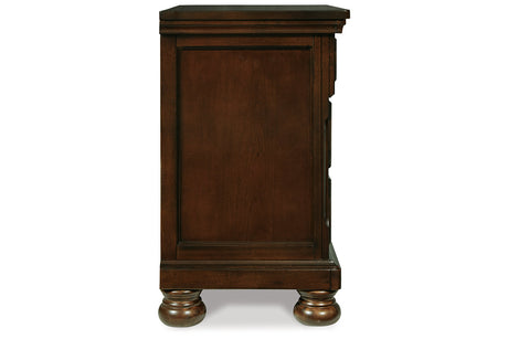 Porter Rustic Brown Nightstand from Ashley - Luna Furniture