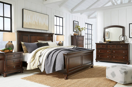 Porter Rustic Brown Panel Bedroom Set from Ashley - Luna Furniture