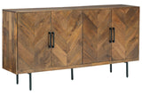 Prattville Brown Accent Cabinet from Ashley Furniture - Luna Furniture