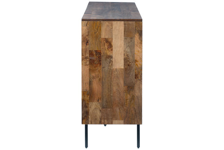 Prattville Brown Accent Cabinet from Ashley - Luna Furniture