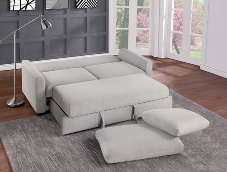 Price Gray Convertible Studio Sofa with Pull-out Bed from Homelegance - Luna Furniture