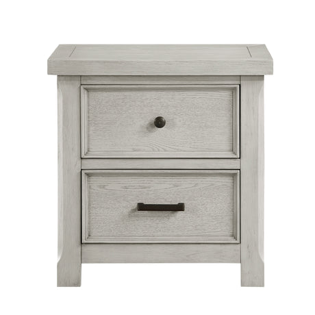 Providence Light Gray Nightstand from Homelegance - Luna Furniture