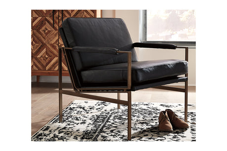 Puckman Black Accent Chair from Ashley - Luna Furniture