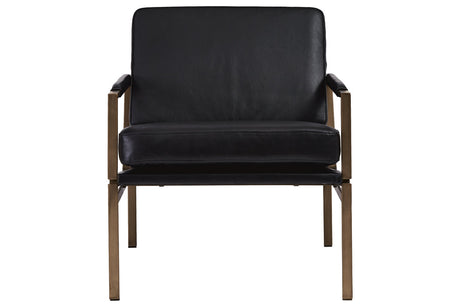Puckman Black Accent Chair from Ashley - Luna Furniture